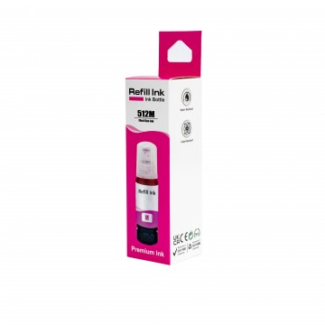 EPSON T512 / T502 / T522 / T552 Magenta EcoTank Ink Bottle 70ml